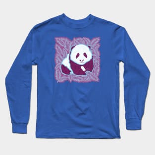 Panda Pattern Long Sleeve T-Shirt